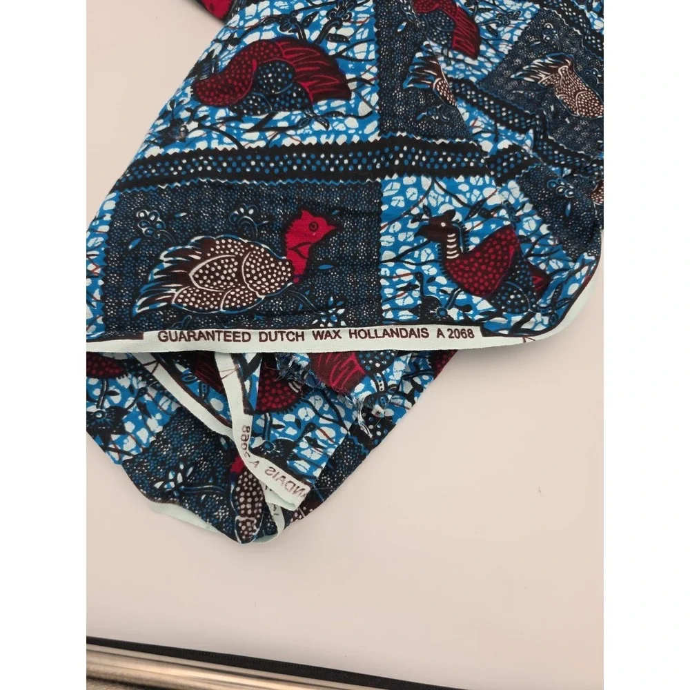 Multi-Color Block Printed by Holllandais Dutch Wax